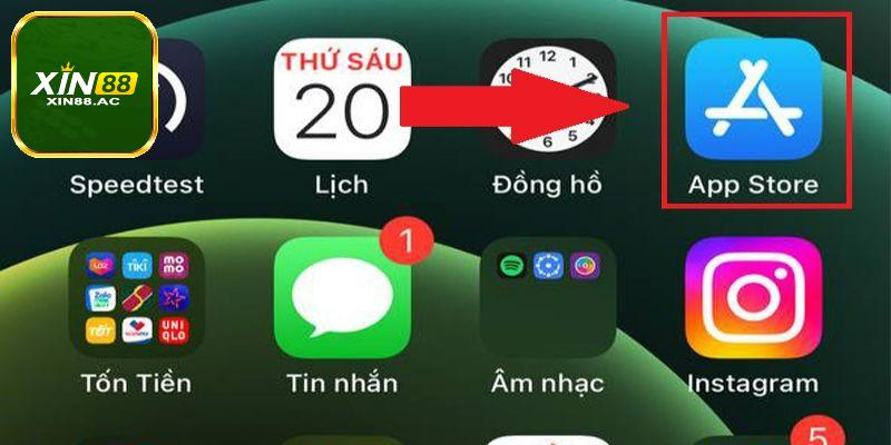 Tải app trên hệ điều hành IOS